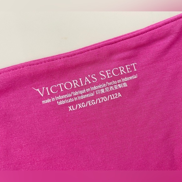 NWT Victoria's Secret Frenzy Modal Adjustable Crop Cami Top in Fuchsia Pink XL - Picture 6 of 9